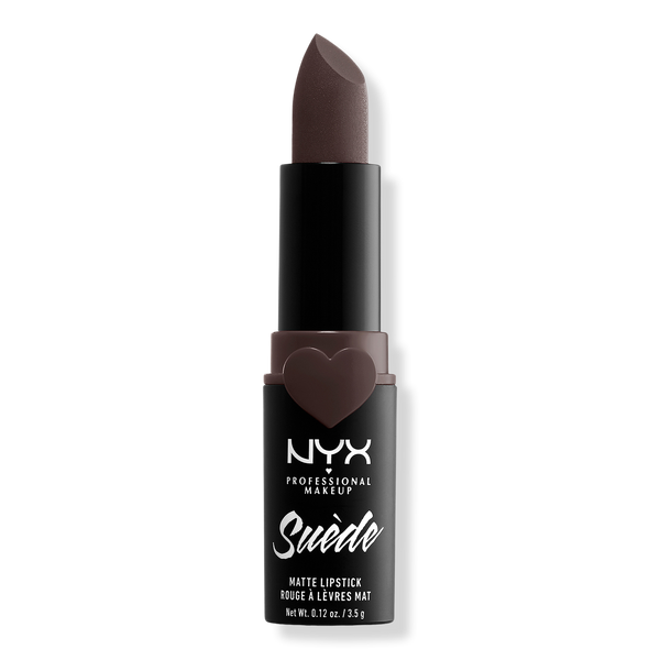 NYX Professional Makeup Suede Matte Lipstick Lightweight Vegan Lipstick, Moonwalk, 0.12 oz