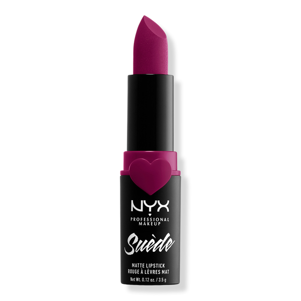 NYX Professional Makeup Suede Matte Lipstick Lightweight Vegan Lipstick, Sweet Tooth, 0.12 oz