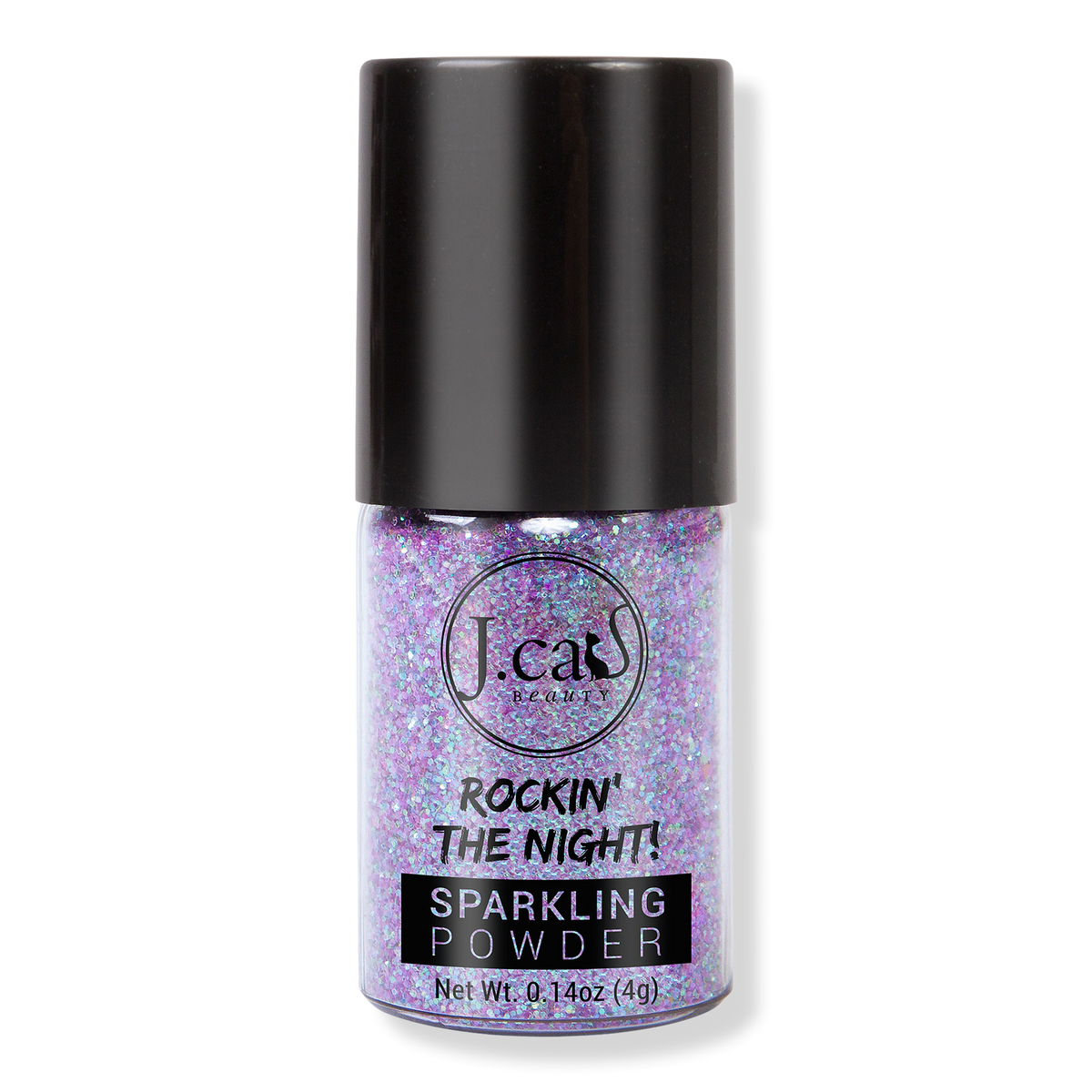 J.Cat Beauty Rockin' The Night Sparkling Powder, Iris Indigo, 0.14 oz