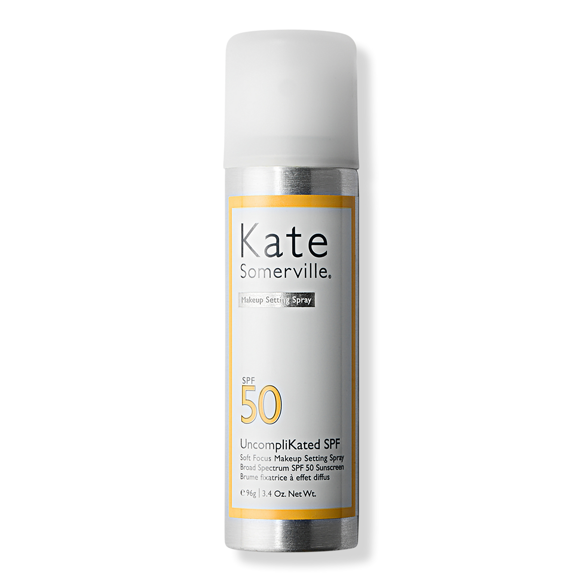 Kate Somerville UncompliKated, SPF Soft Focus Makeup Setting Spray Broad Spectrum, SPF 50 Sunscreen, 3.4 oz