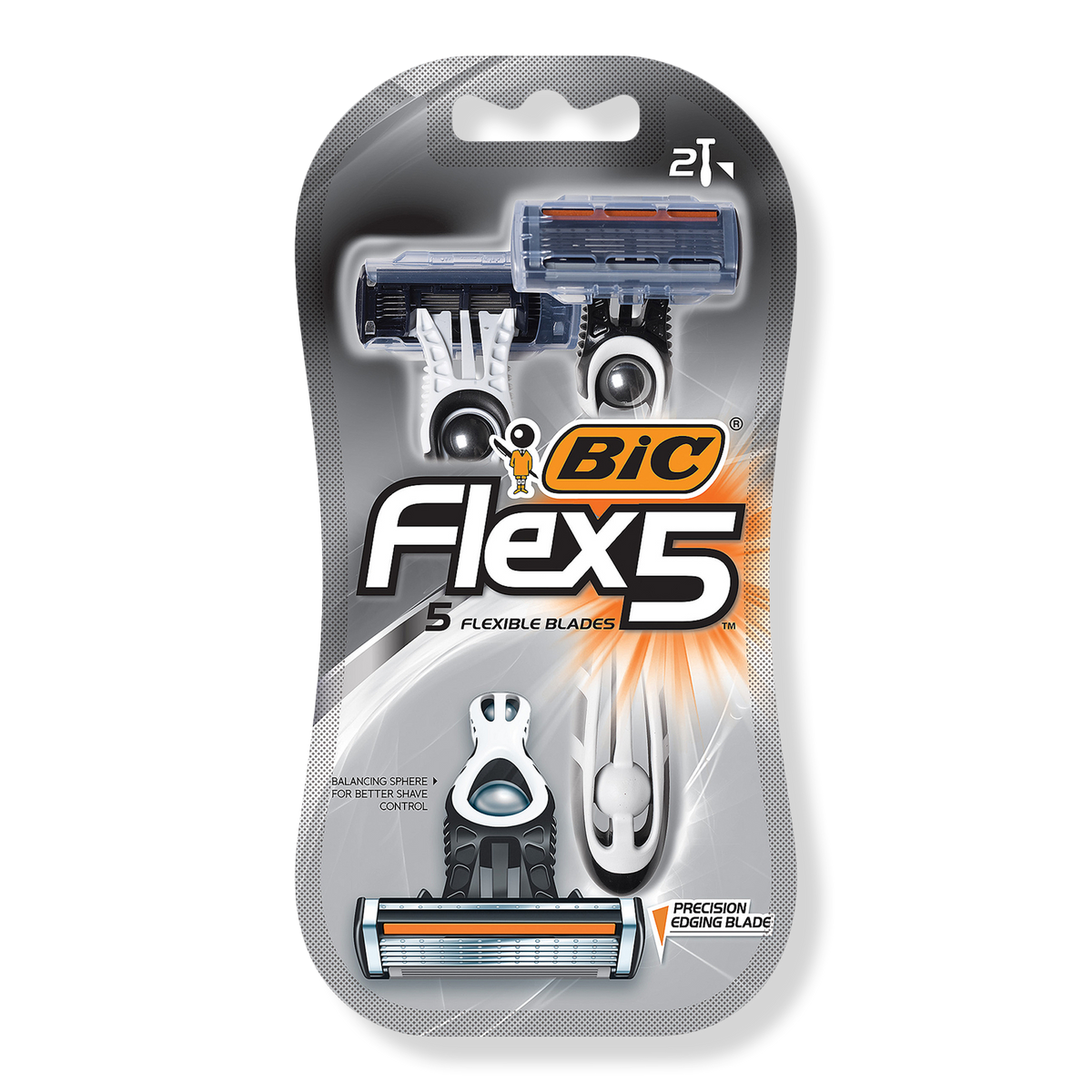 Bic Men's Flex 5 Razor, 2 ea