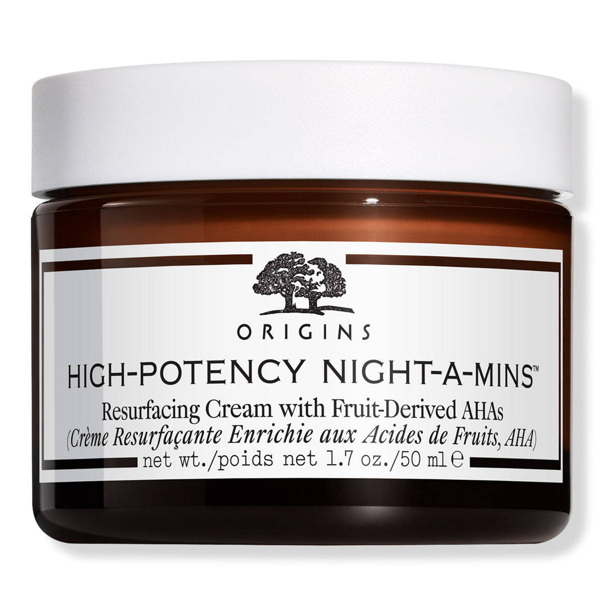 Origins High-Potency Night-A-Mins Resurfacing Cream with Fruit-Derived AHAs, 1.7 oz
