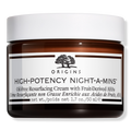 Origins High-Potency Night-A-Mins Oil-Free Resurfacing Cream with Fruit-Derived AHAs, 1.7 oz
