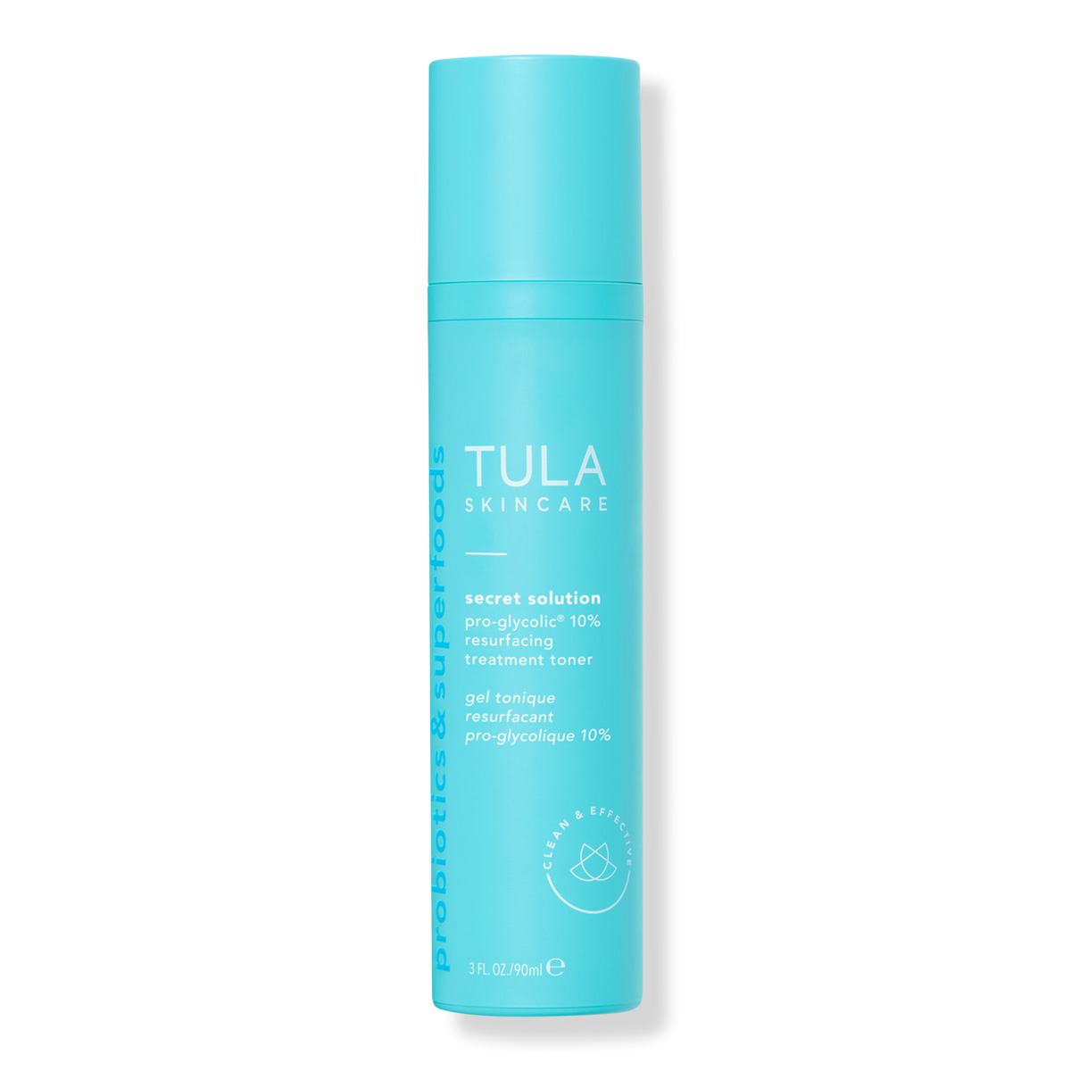Tula Secret Solution Pro-Glycolic 10% Resurfacing Toner, 3 oz
