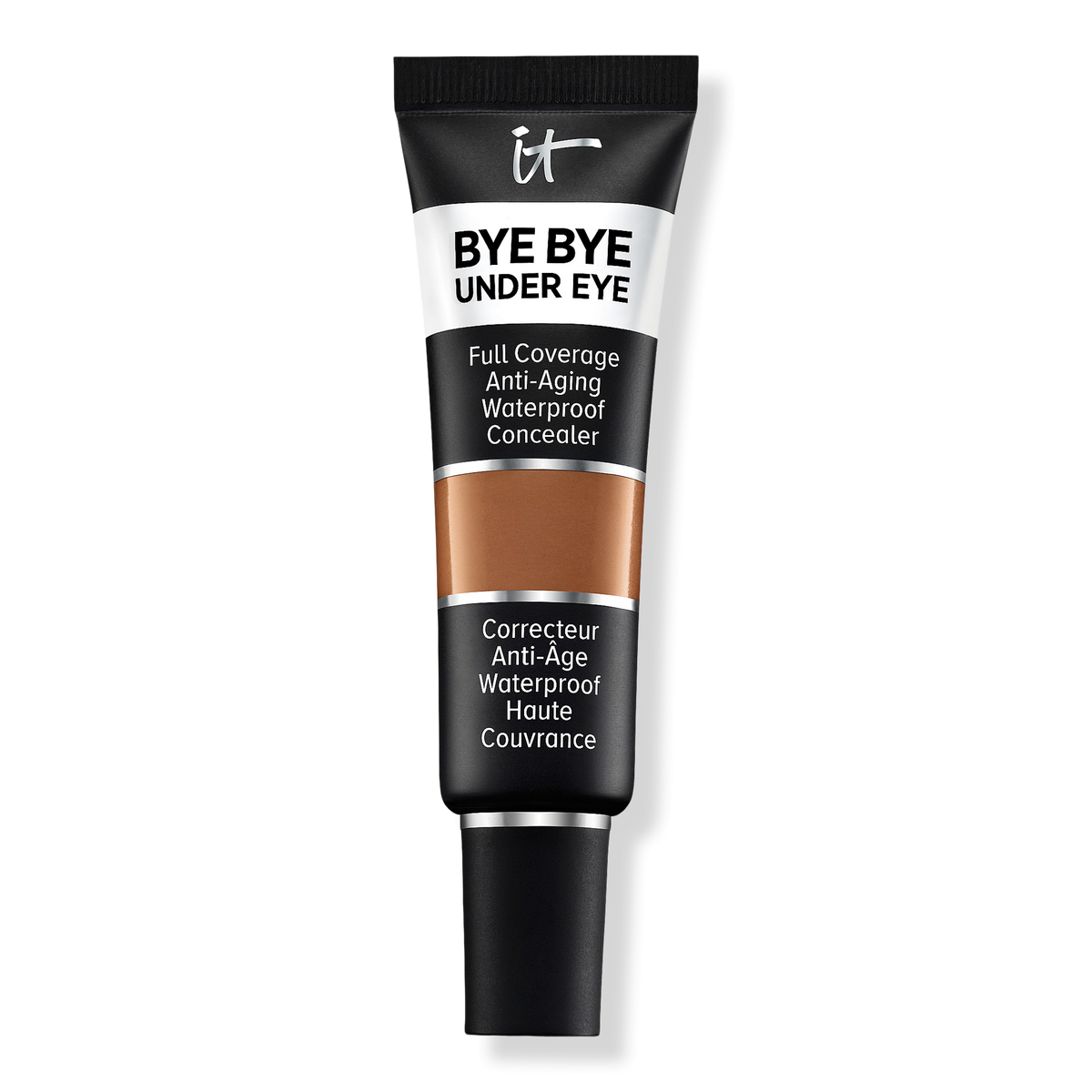 IT Cosmetics Bye Bye Under Eye Full Coverage Anti-Aging Waterproof Concealer, 43.0 Deep Honey, 0.4 oz