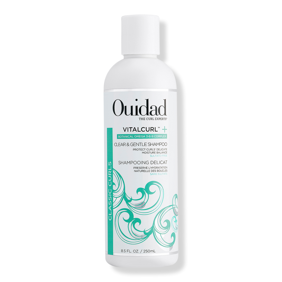 Ouidad VitalCurl+ Clear and Gentle Shampoo, 8.5 oz