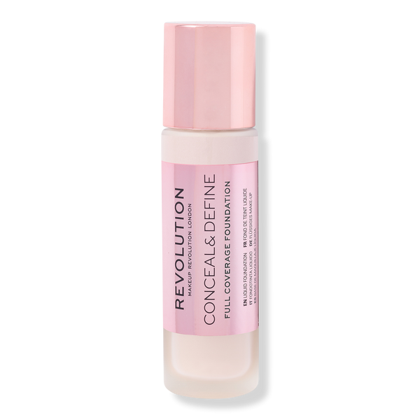 Makeup Revolution Conceal & Define Full Coverage Foundation, F0.5, 0.8 oz