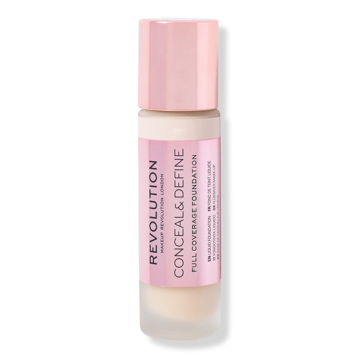 Makeup Revolution Conceal & Define Full Coverage Foundation, F6.5, 0.8 oz