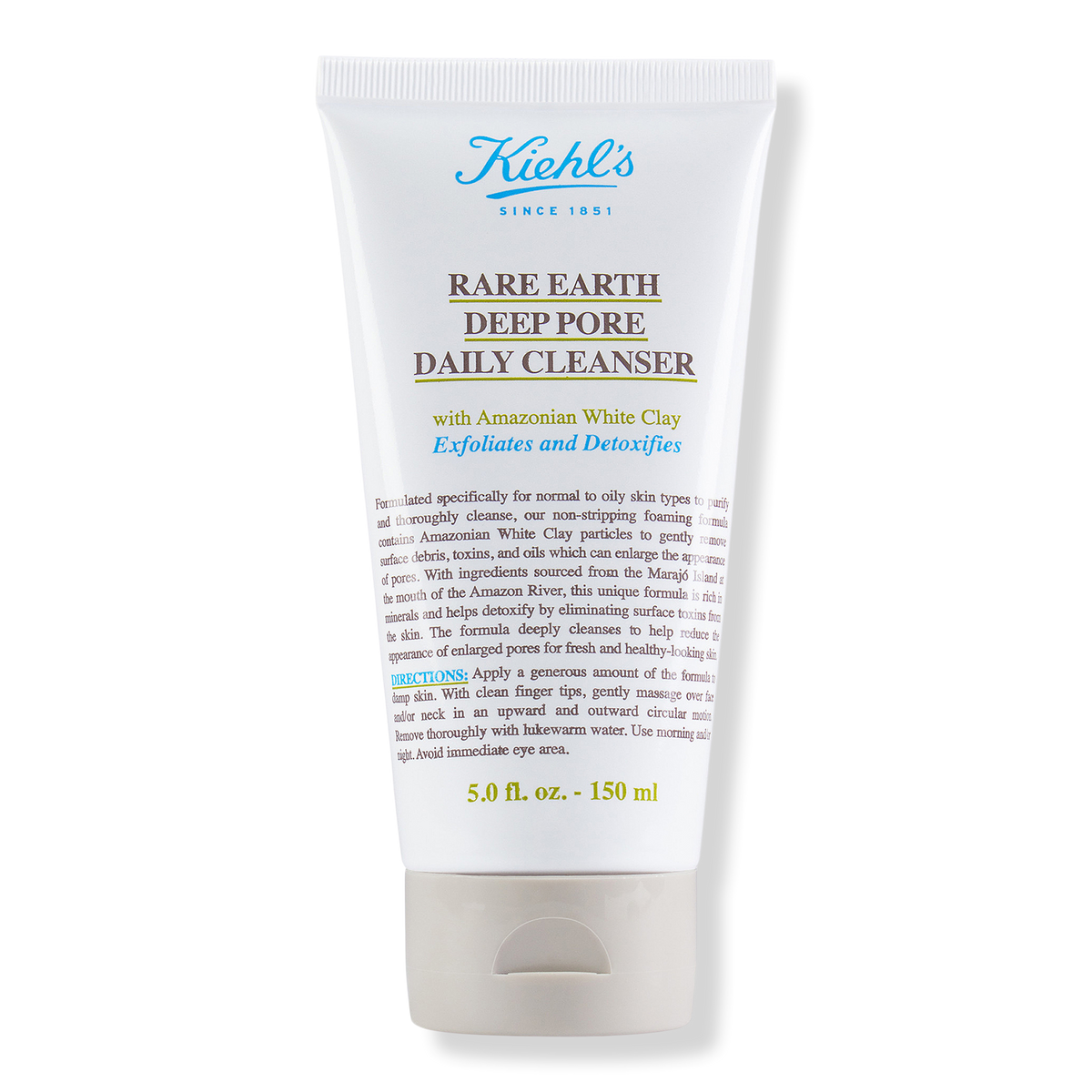 Kiehl's Since 1851 Rare Earth Deep Pore Daily Cleanser, 5.1 oz