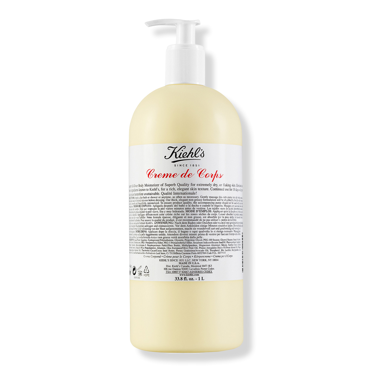 Kiehl's Since 1851 Creme de Corps, 33.8 oz