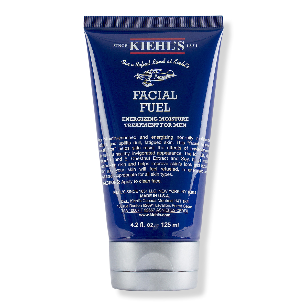 Kiehl's Since 1851 Facial Fuel Daily Energizing Moisture Treatment for Men, 4.2 oz