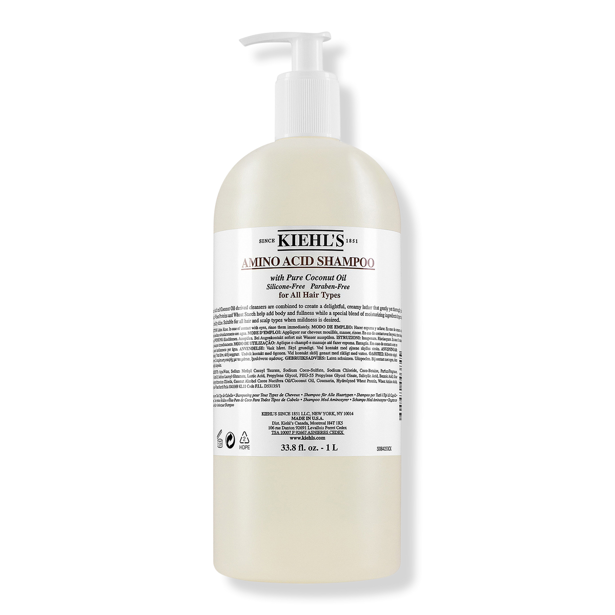 Kiehl's Since 1851 Amino Acid Shampoo, 33.8 oz