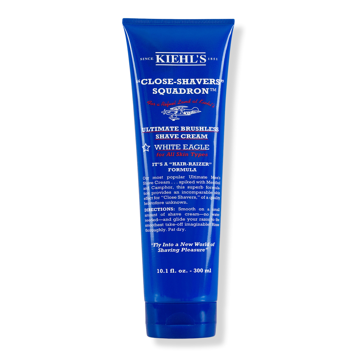 Kiehl's Since 1851 Ultimate Brushless Shave Cream, White Eagle, 10.1 oz