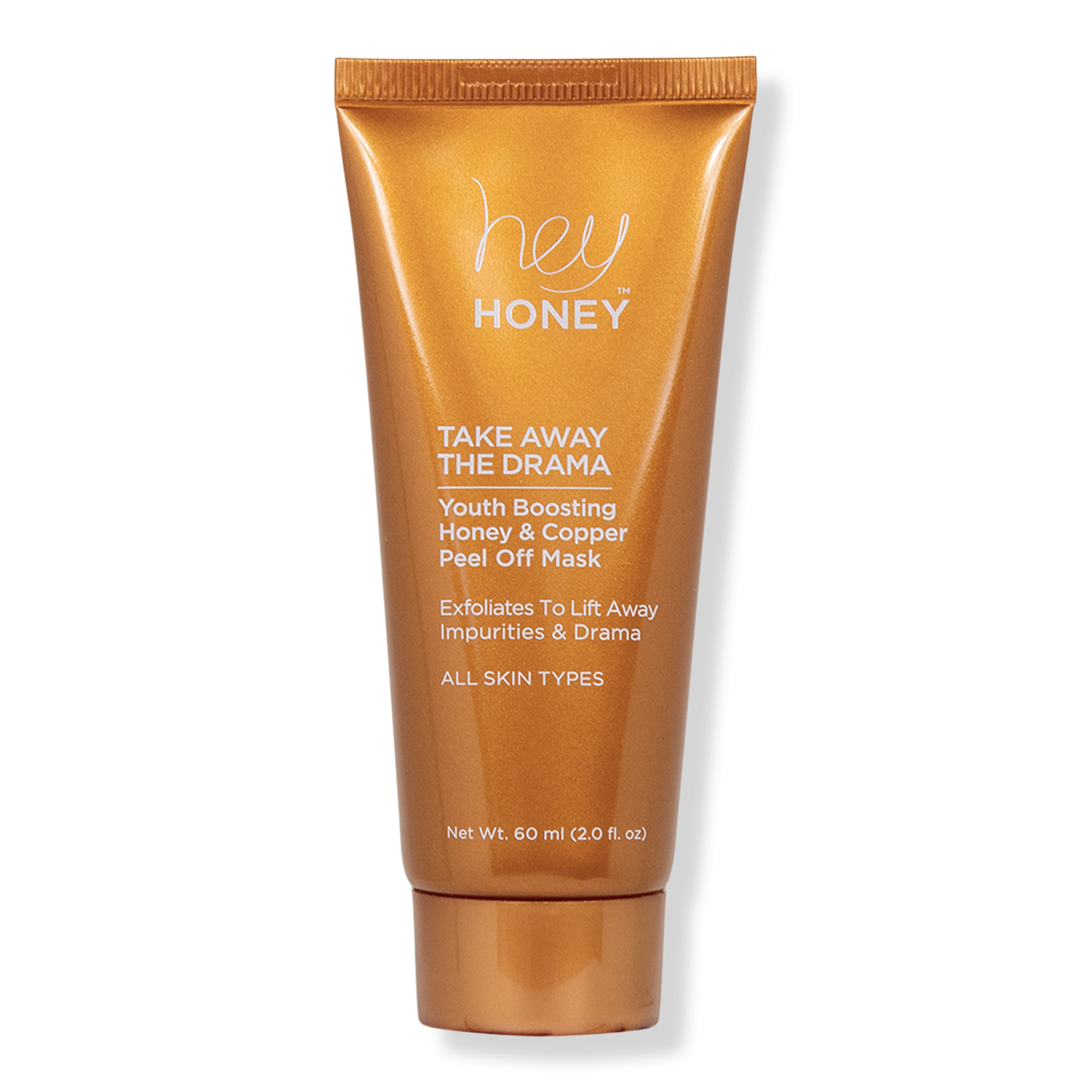 Hey Honey Take Away The Drama Skin Renewal Copper Peel Off Mask, 2 oz