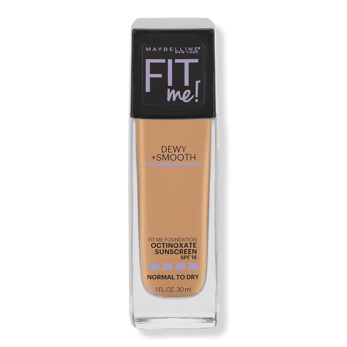 Maybelline Fit Me Dewy + Smooth Foundation, Classic Beige, 1 oz