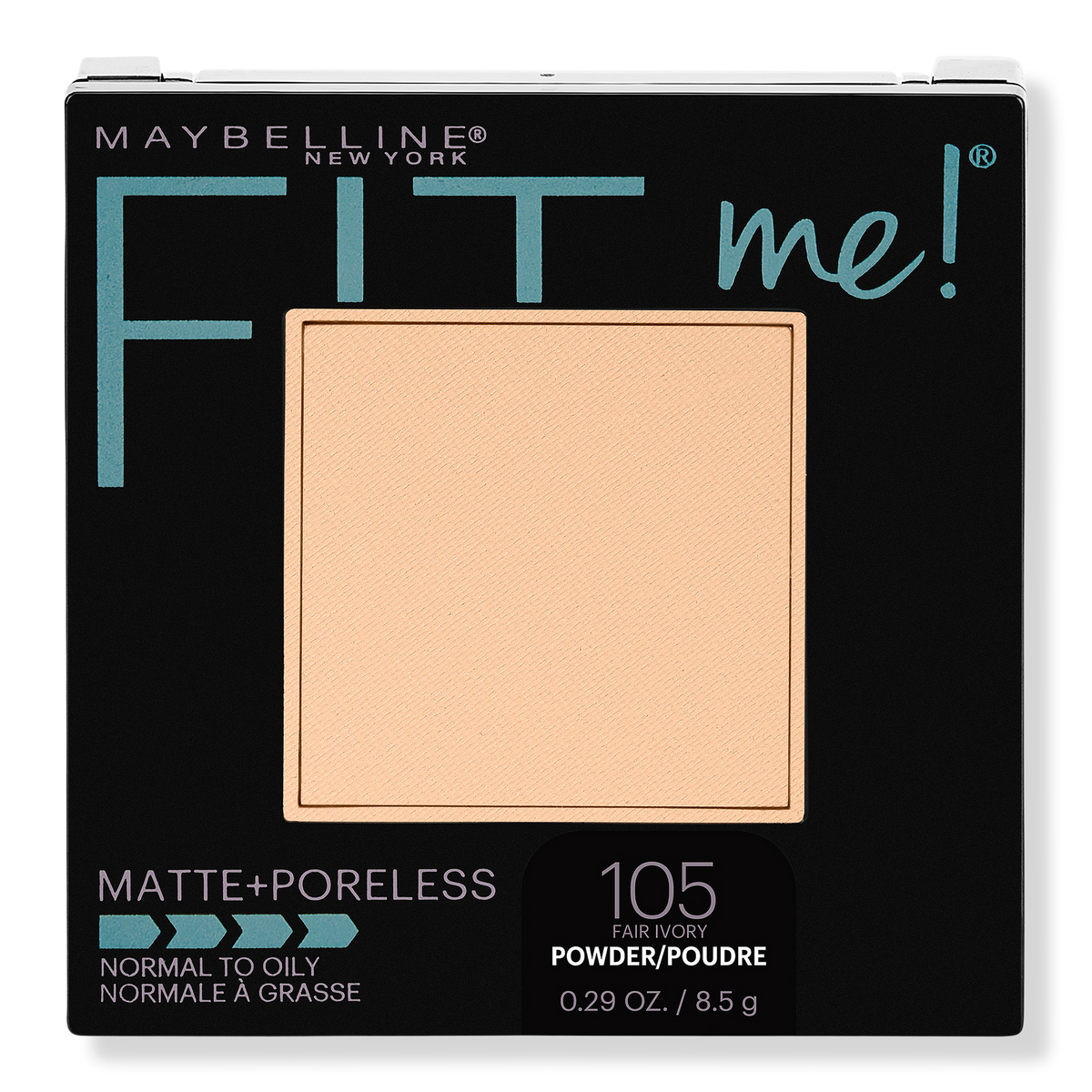 Maybelline Fit Me Matte + Poreless Powder, Fair Ivory, 0.29 oz