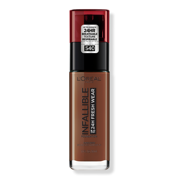 L'Oréal Infallible Fresh Wear 24HR Foundation, 540 Mahogany, 1 oz