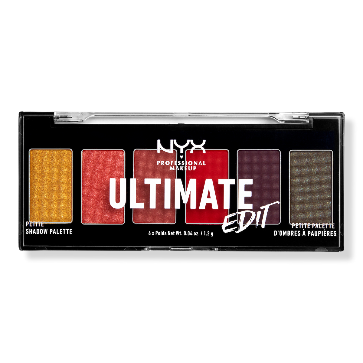 NYX Professional Makeup Ultimate Edit Mini Eyeshadow Palette, Phoenix, Phoenix, 0.252 oz