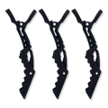 Kitsch No Slip Crocodile Clips, 3 ea