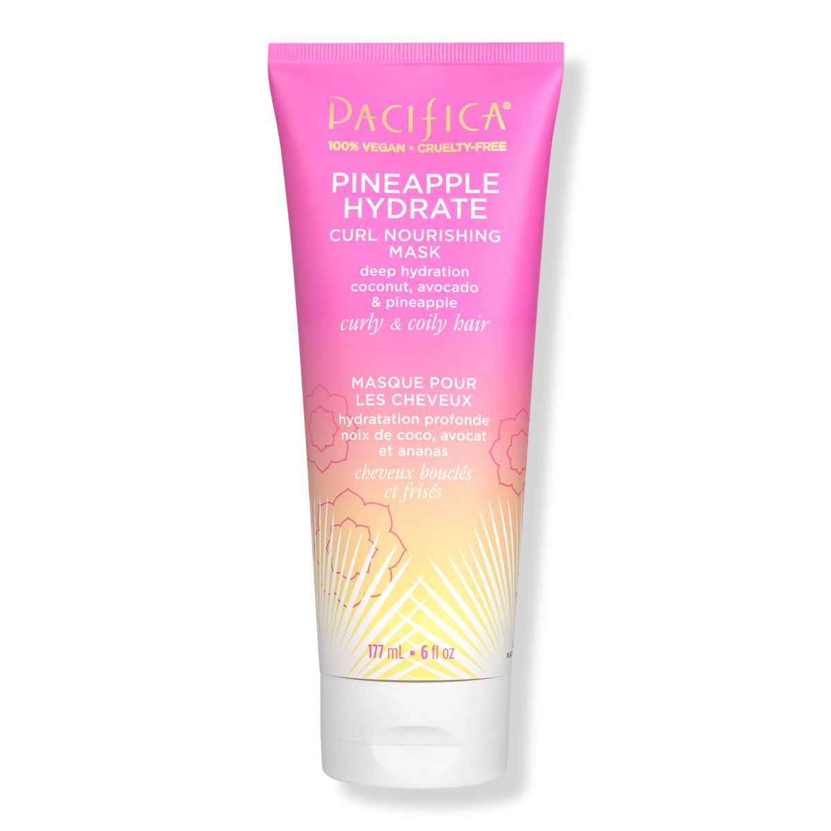 Pacifica Pineapple Hydrate Curl Nourishing Mask, 6 oz