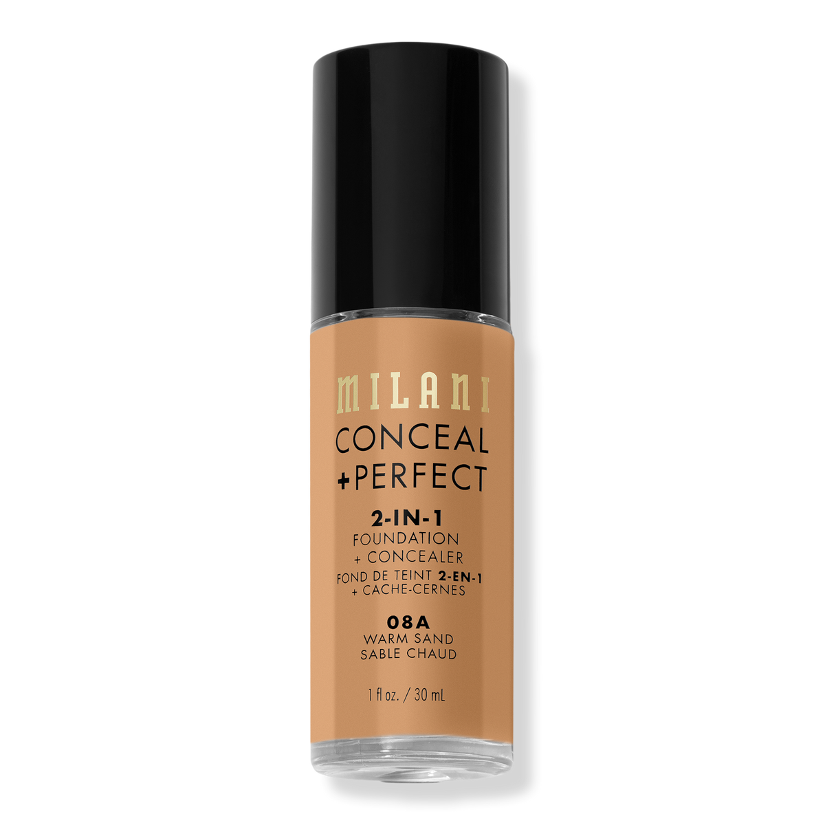 Milani Conceal + Perfect 2-in-1 Foundation + Concealer, Warm Sand, 1 oz