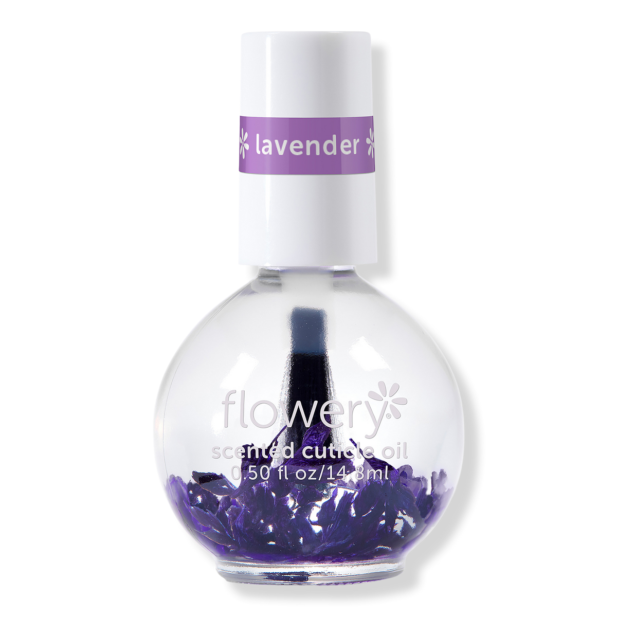 Flowery Scented Cuticle Oil, Lavender, 0.5 oz