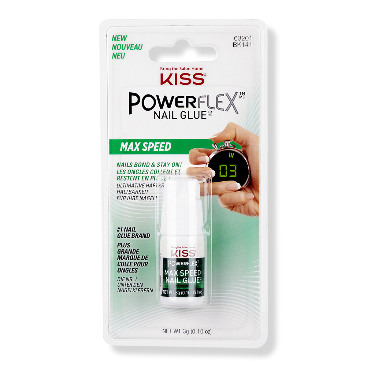 Kiss PowerFlex Max Speed Glue, 0.10 oz