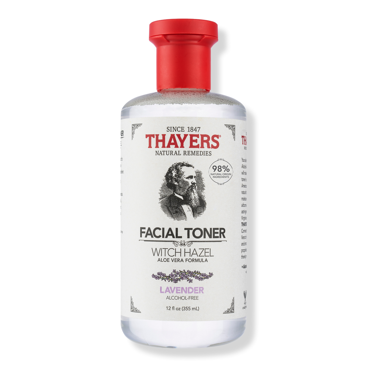 Thayers Alcohol-Free Witch Hazel Facial Toner, Lavender, 12 oz