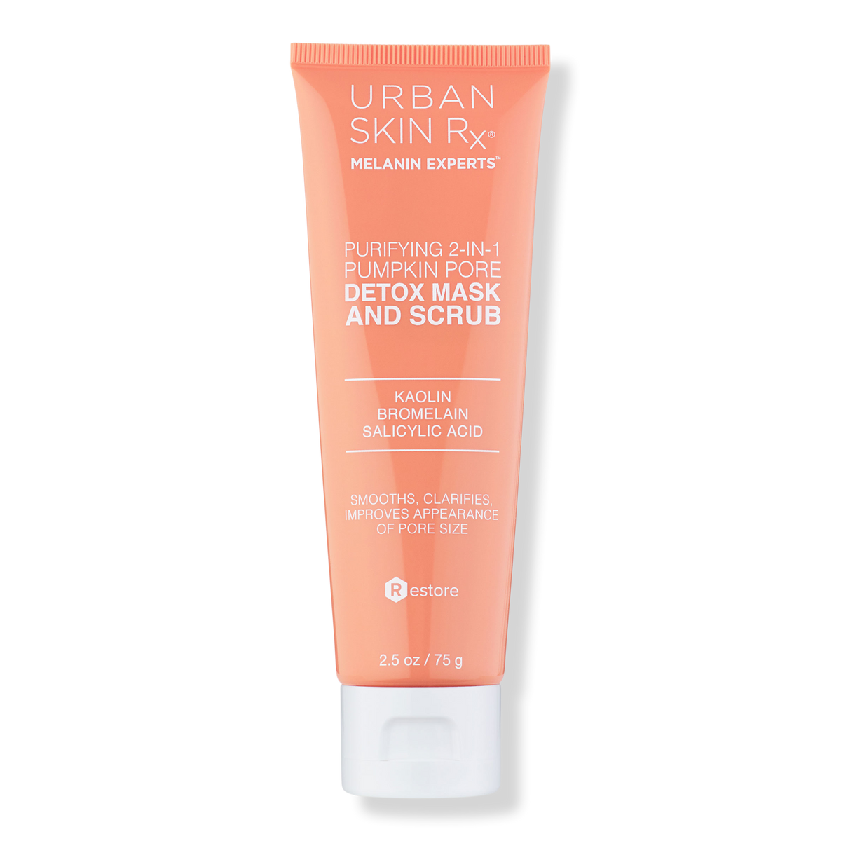 Urban Skin Rx Purifying 2-in-1 Pumpkin Pore Detox Mask and Scrub, 2.5 oz