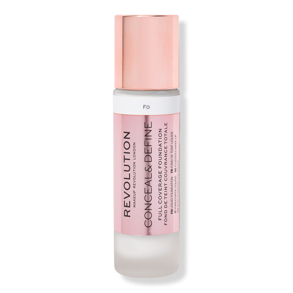 Makeup Revolution Conceal & Define Full Coverage Foundation, F0, 0.8 oz