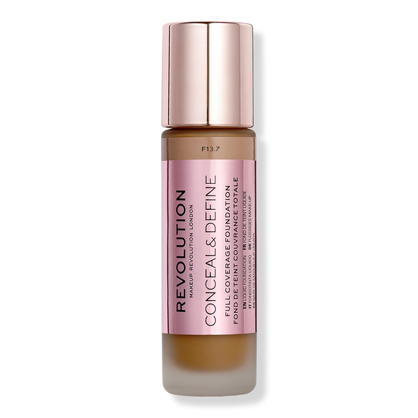 Makeup Revolution Conceal & Define Full Coverage Foundation, F13.7, 0.8 oz