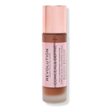 Makeup Revolution Conceal & Define Full Coverage Foundation, F17.5, 0.8 oz