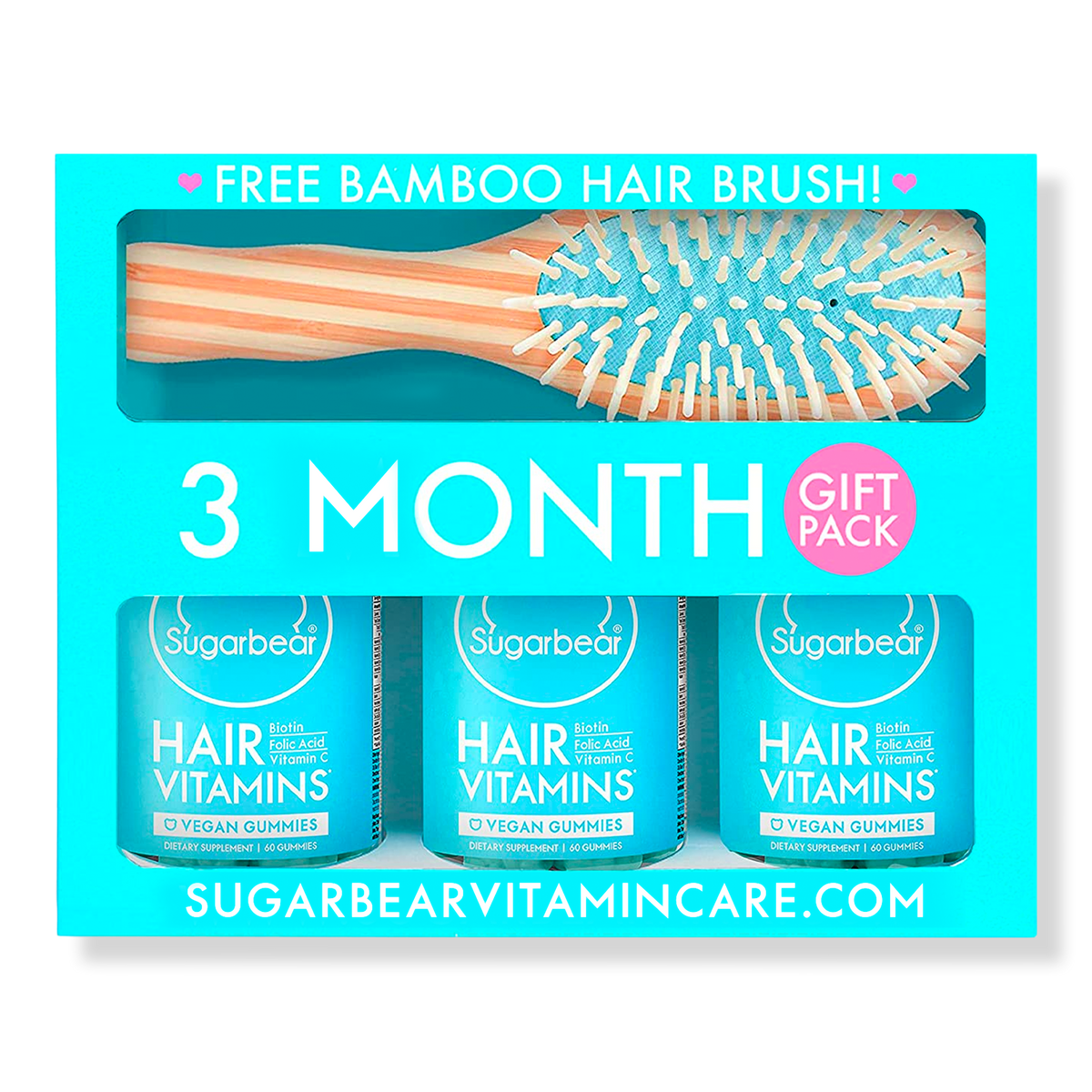 Sugarbearhair Hair Vitamins 3 Month Supply