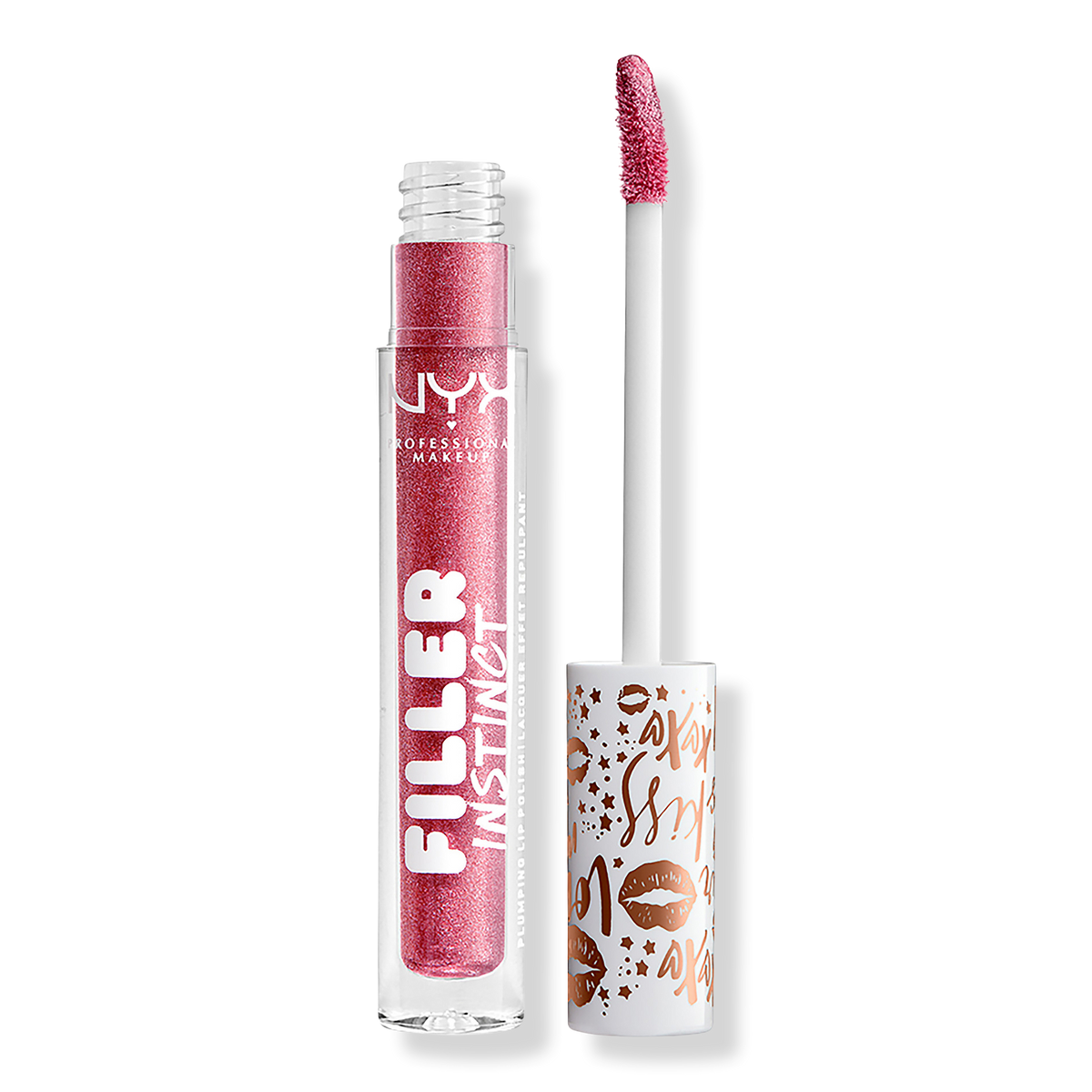 NYX Professional Makeup Filler Instinct Plumping Lip Gloss, Major Mouthage, 0.08 oz