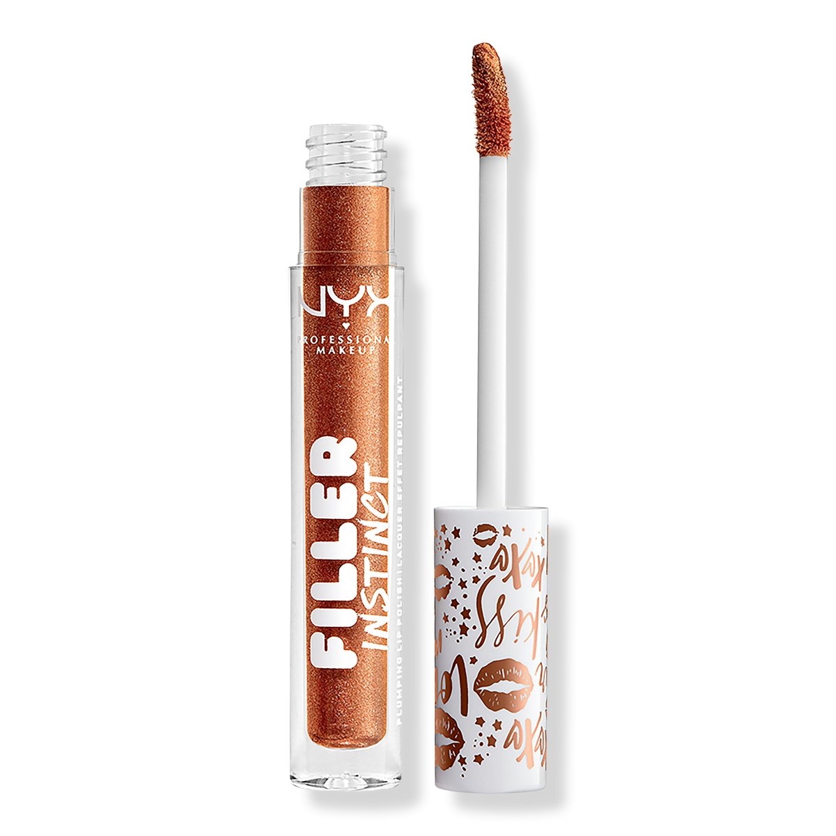 NYX Professional Makeup Filler Instinct Plumping Lip Gloss, New Money, 0.08 oz