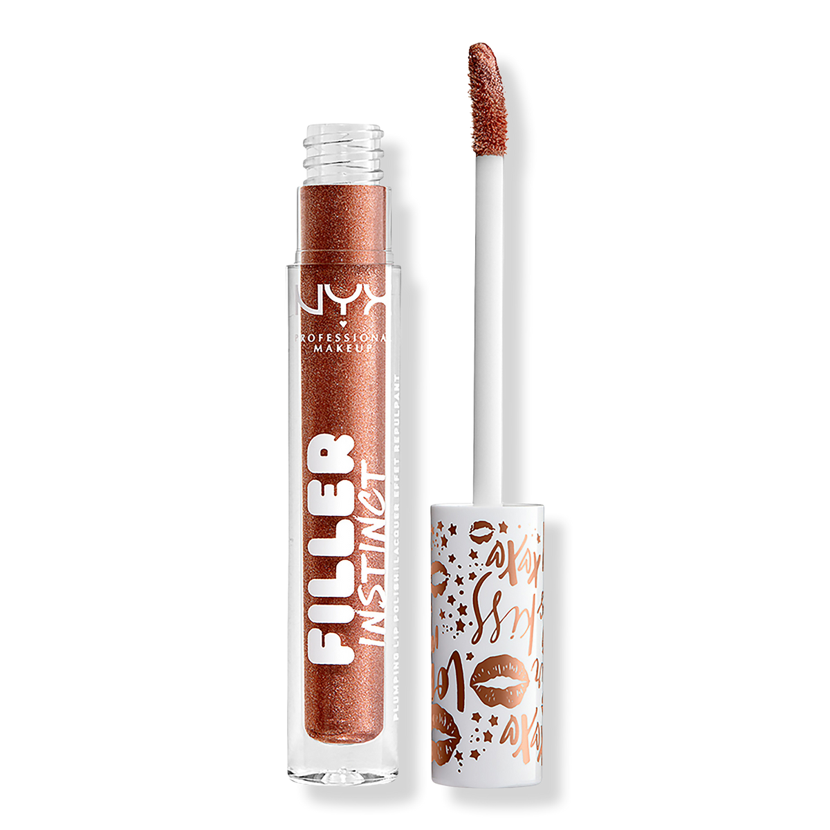NYX Professional Makeup Filler Instinct Plumping Lip Gloss, Cheap Fills, 0.08 oz