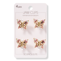 Scünci Mini Stone Jaw Clip Set, 4 ea