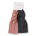 Scünci Pink And Black Headwraps