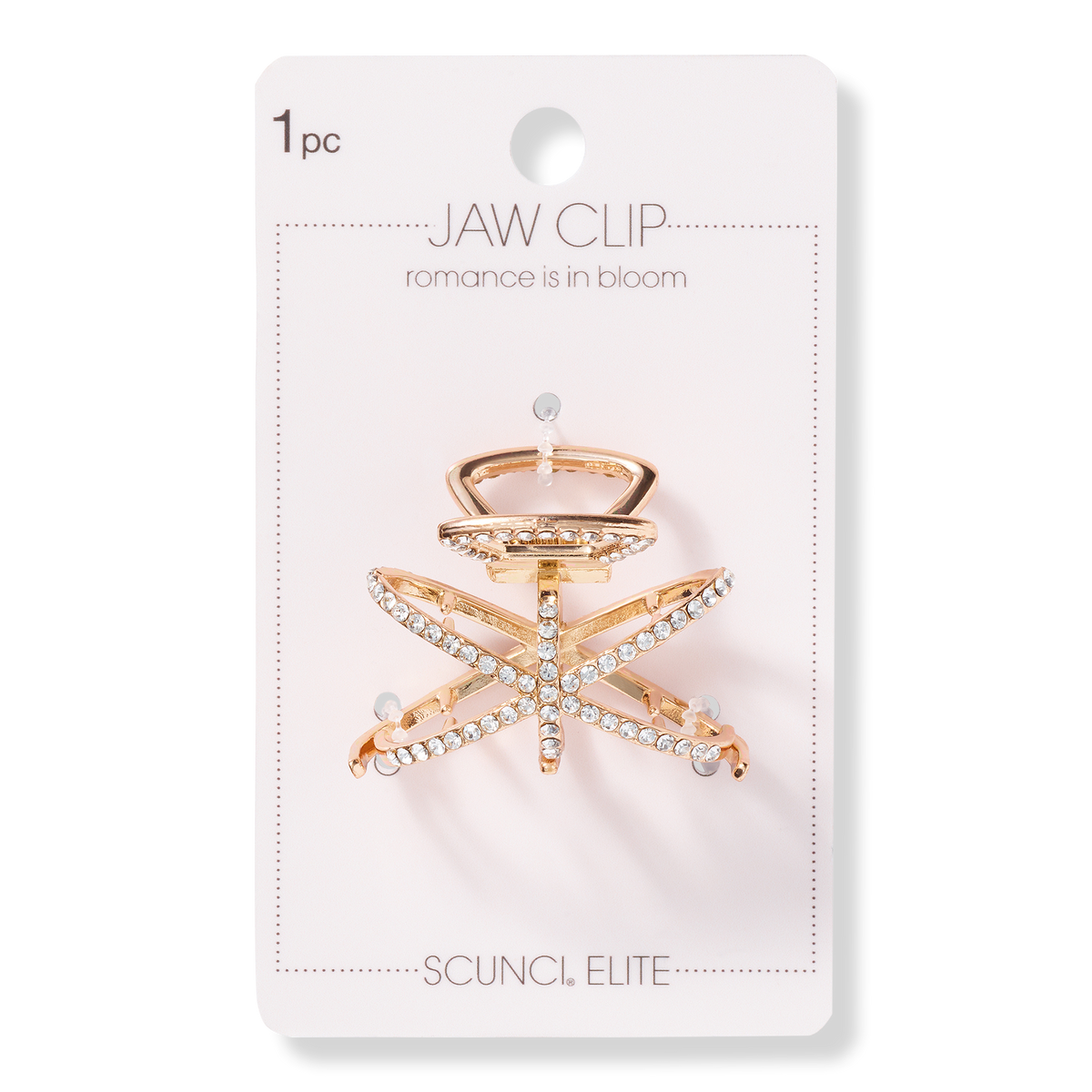 Scünci Crystal Ring Jaw Clip