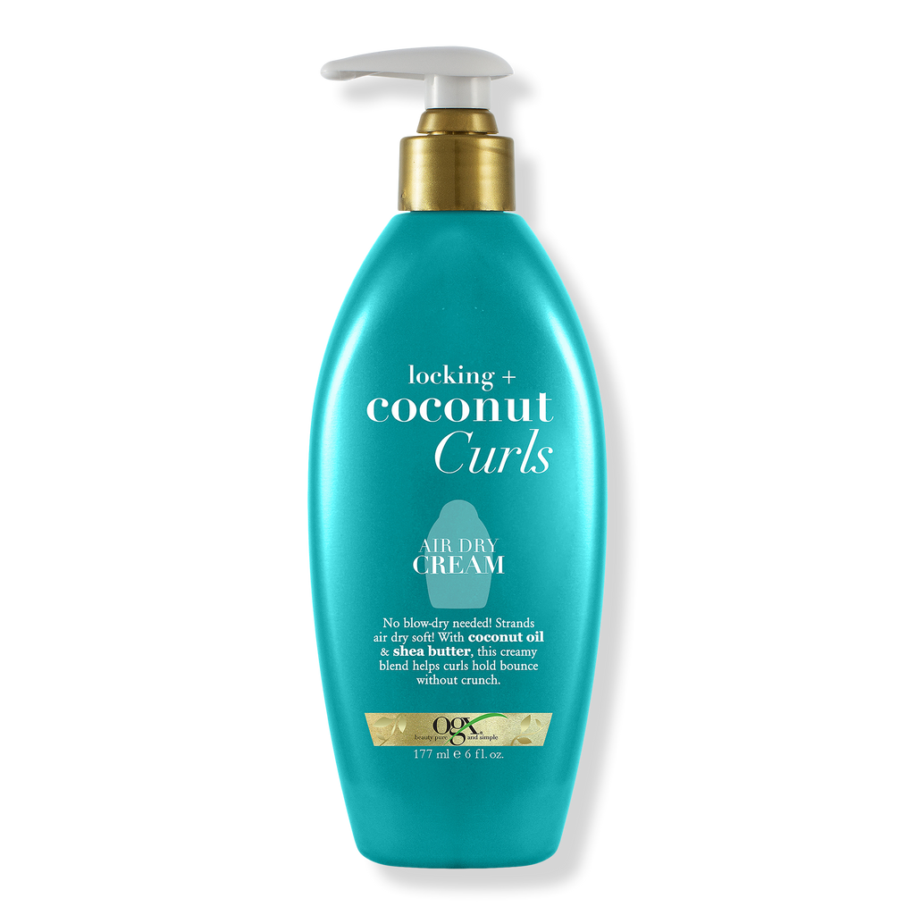 OGX Locking + Coconut Curls Air Dry Cream, 6 oz