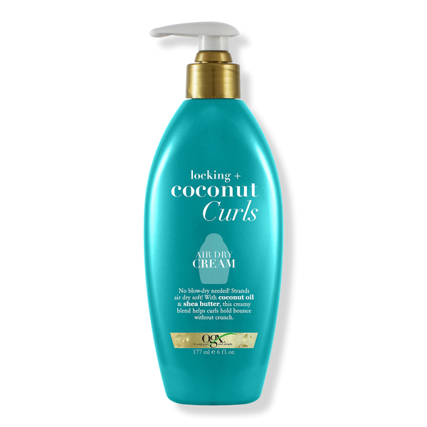 OGX Locking + Coconut Curls Air Dry Cream, 6 oz