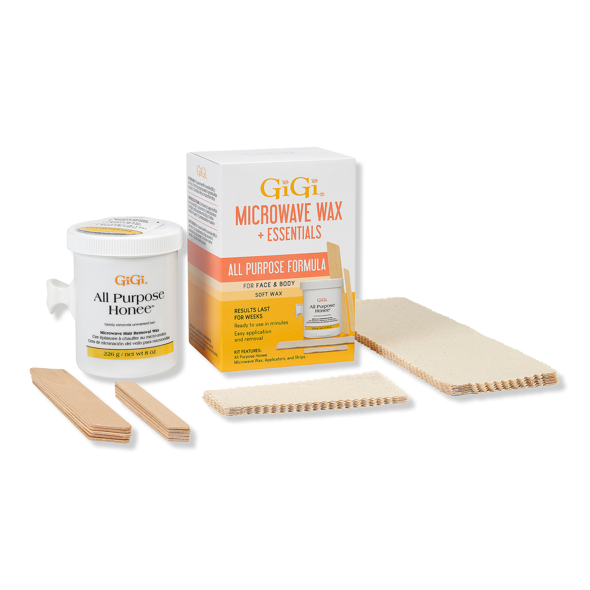 Gigi All Purpose Honee Microwave Wax & Essentials