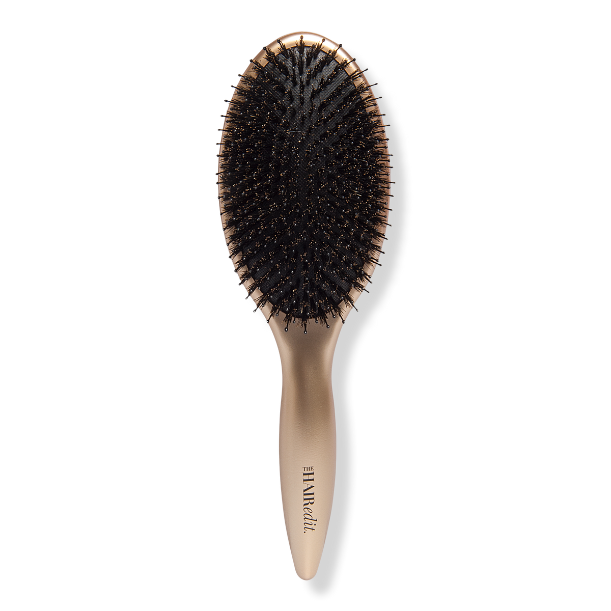 The Hair Edit Gold Finish & Shine Boar Bristle Brush