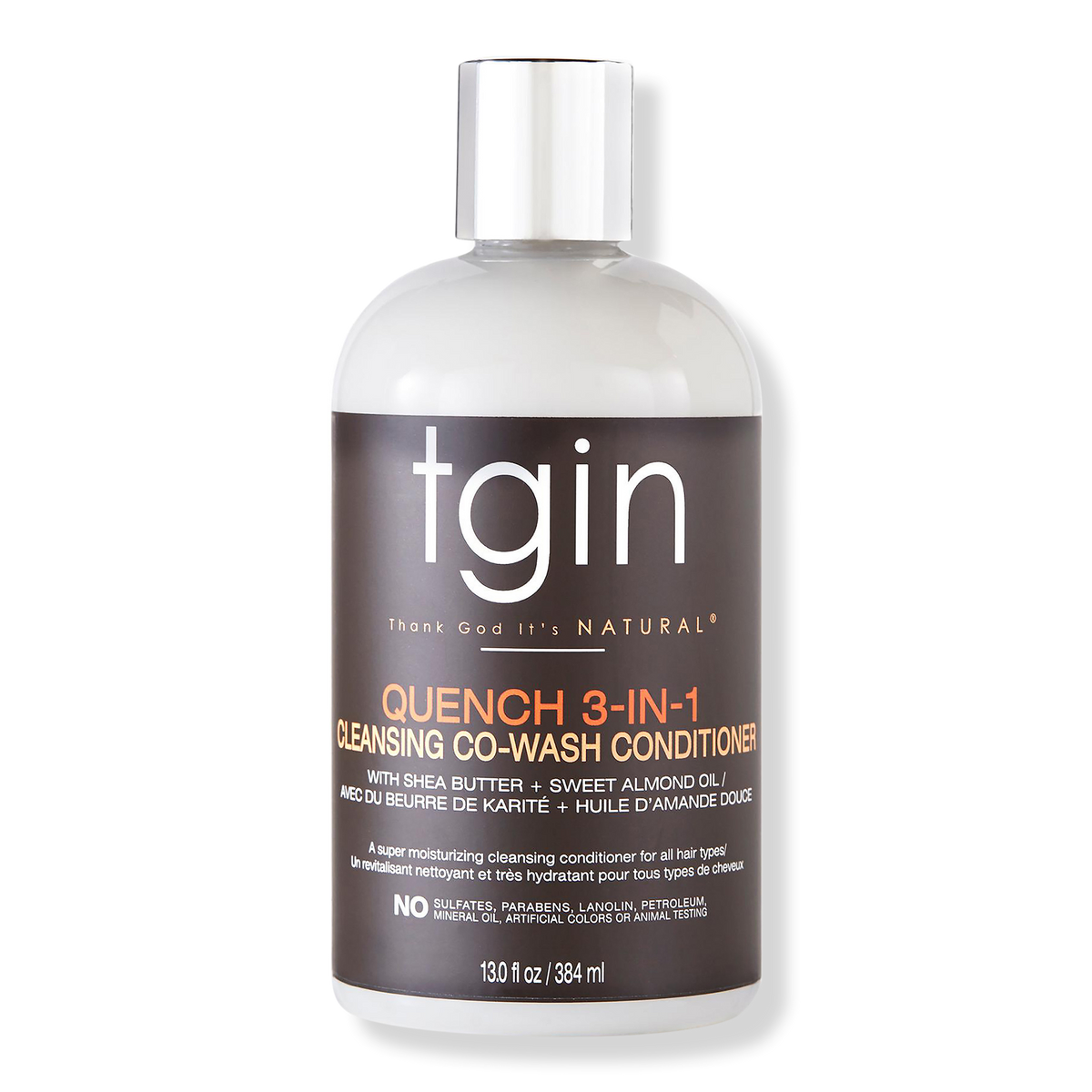 tgin Quench 3-In-1 Cleansing Co-Wash Conditioner & Detangler, 13 oz
