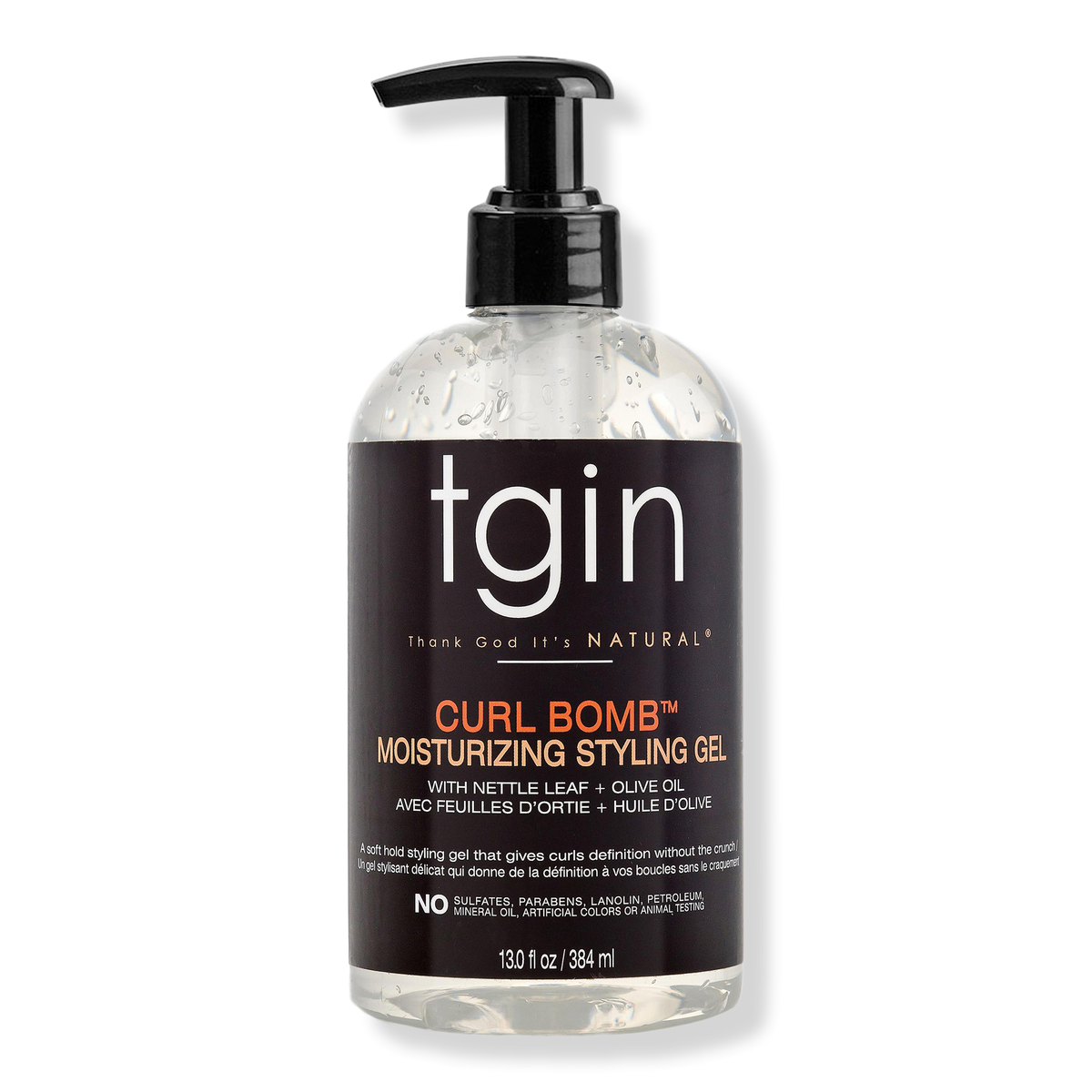 tgin Curl Bomb Moisturizing Styling Gel, 13 oz