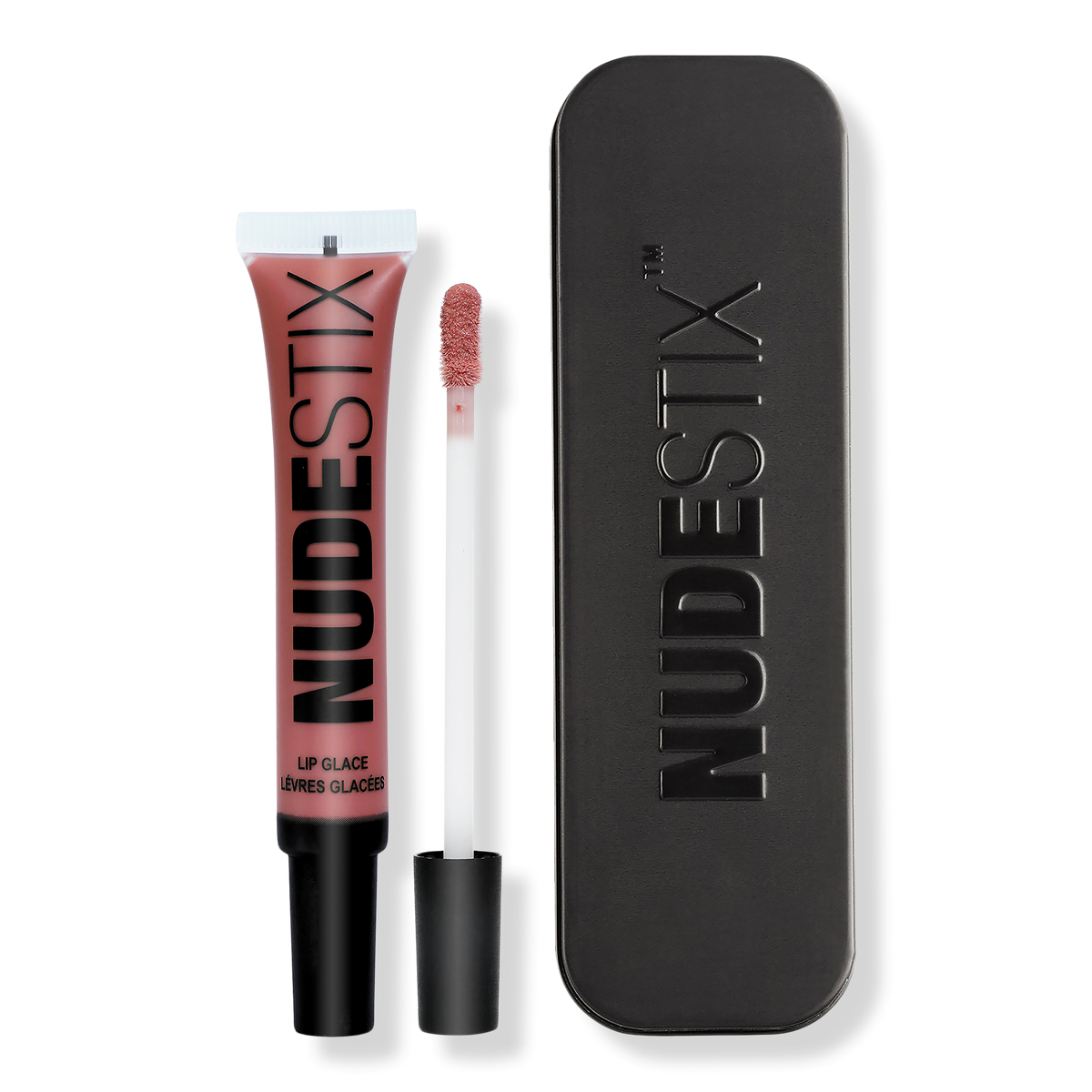 NUDESTIX Nude Plumping Lip Glace, Nude 04, 0.34 oz
