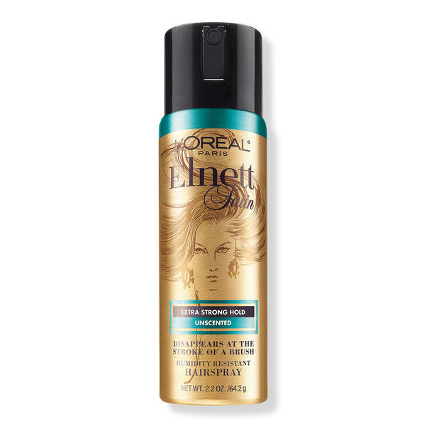 L'Oréal Travel Size Elnett Satin Extra Strong Hold, Light Hairspray Unscented, 2.2 oz