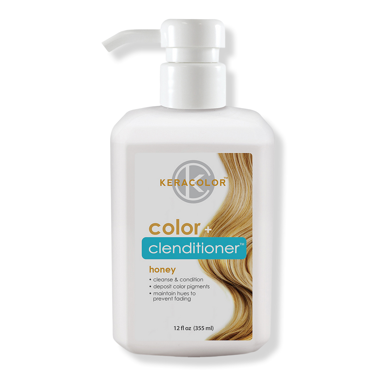 Keracolor Color + Clenditioner, Honey, 12 oz