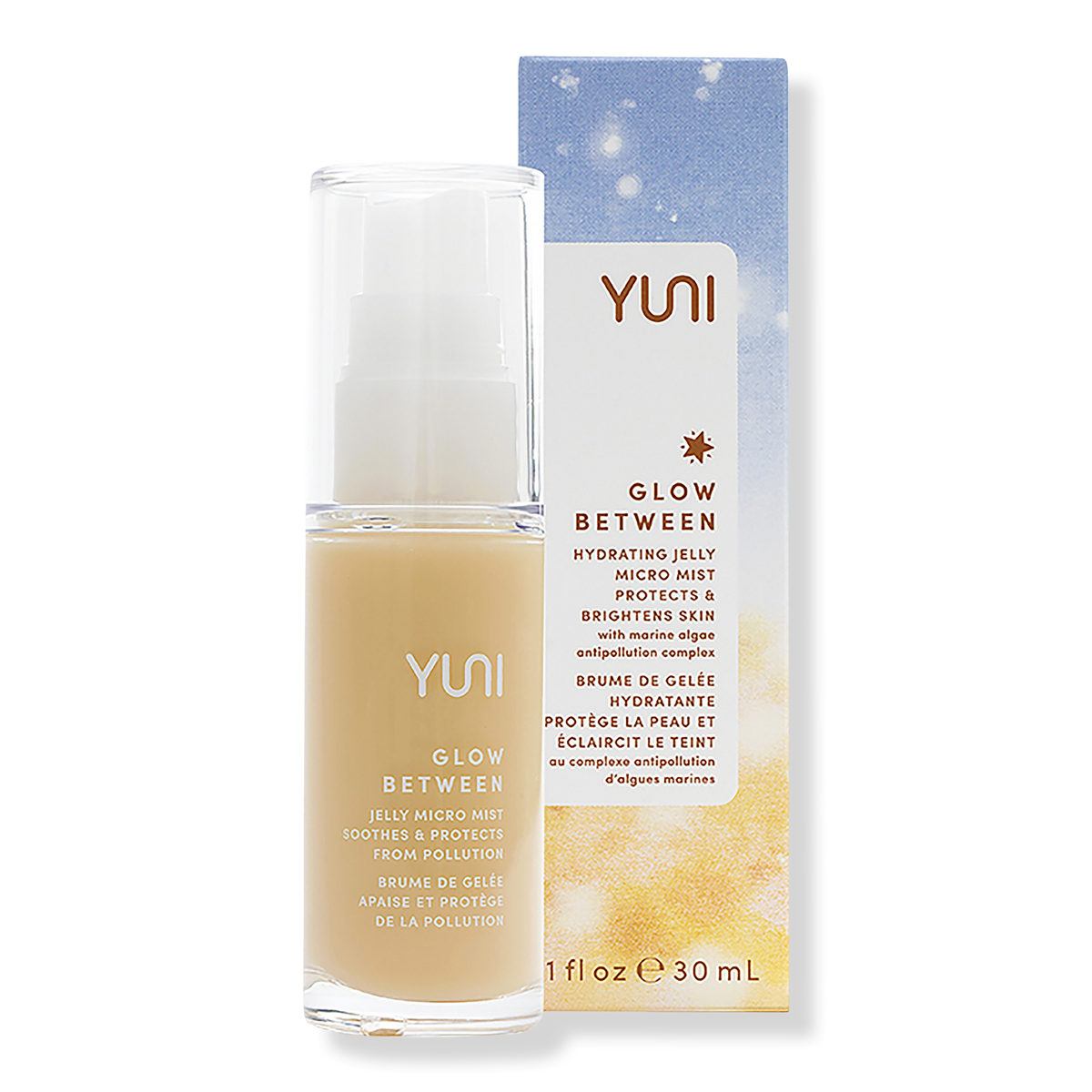YUNI Glow Between Hydrating Jelly Micro Mist, 1 oz