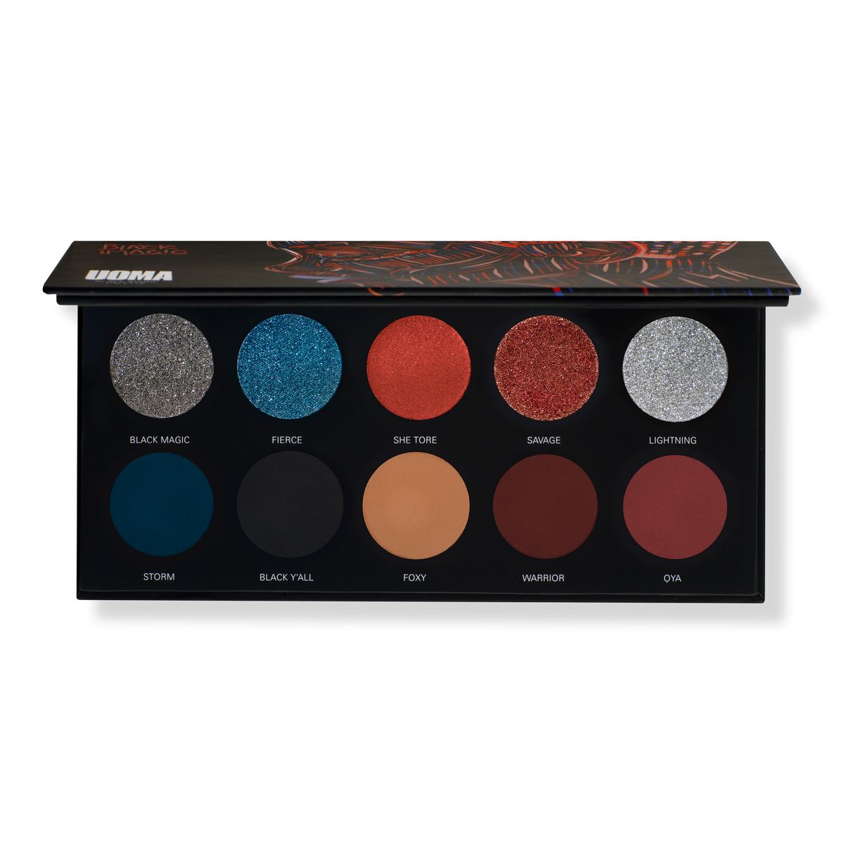 UOMA Beauty Savage Black Magic Color Palette, 0.35 oz